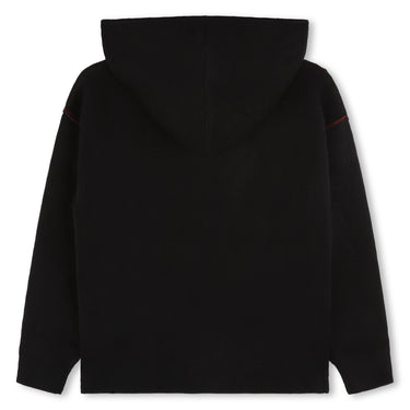 Sweter o Sudadera HUGO negra para niños y adolescentes